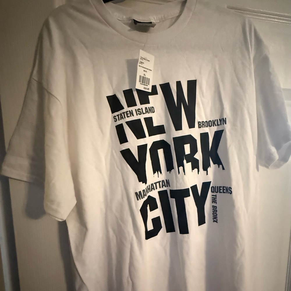 White New York City Graphic T-Shirt